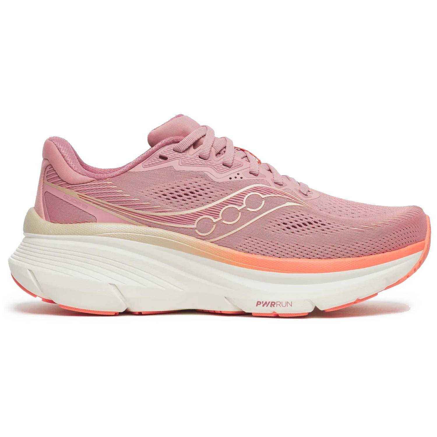 Saucony Guide 19 Women's Running Shoes, Mauve/Salmon