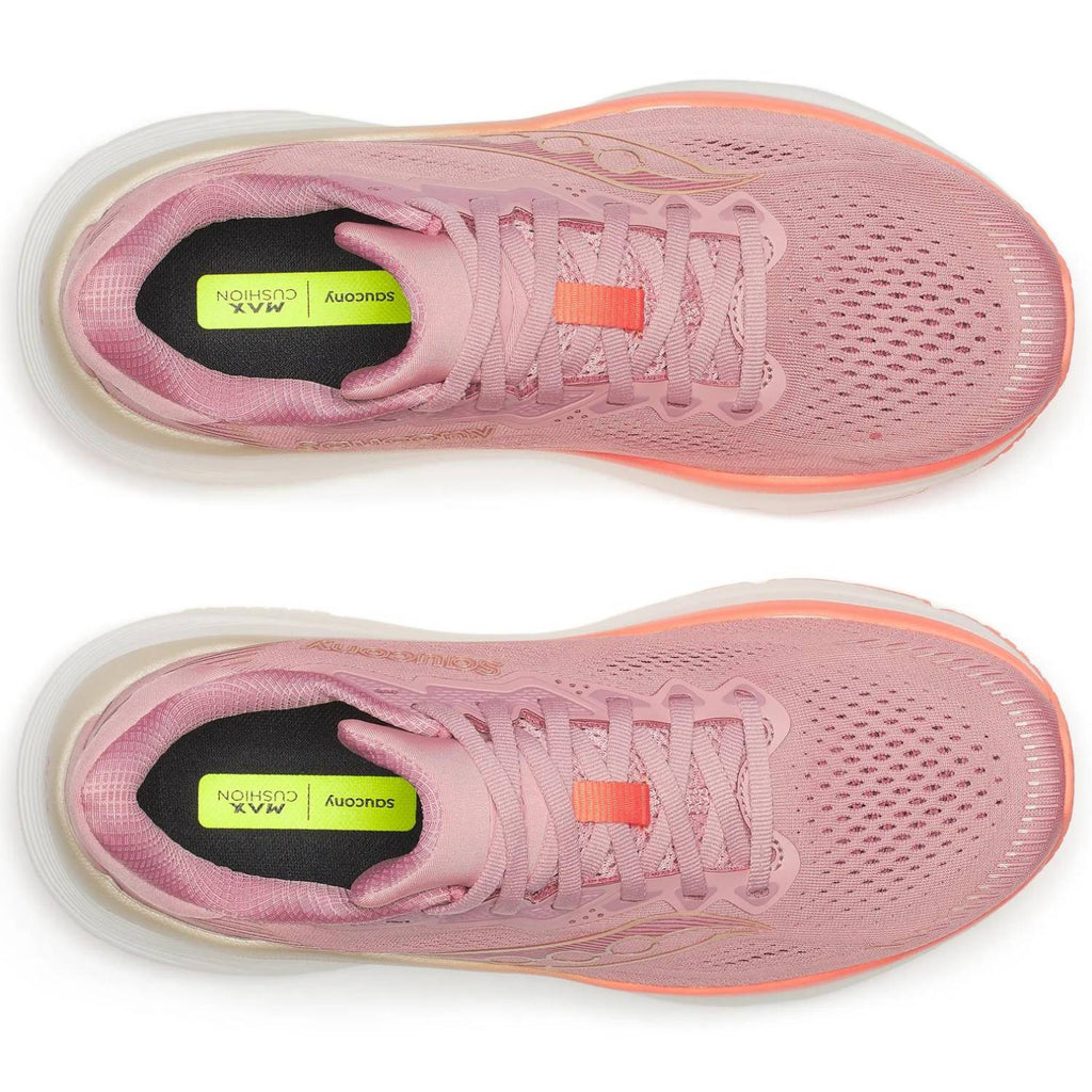 Saucony Guide 19 Women's Running Shoes, Mauve/Salmon