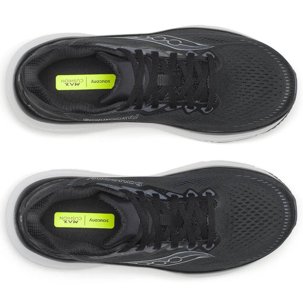 Saucony Guide 19 Women's Running Shoes, Black/Silver