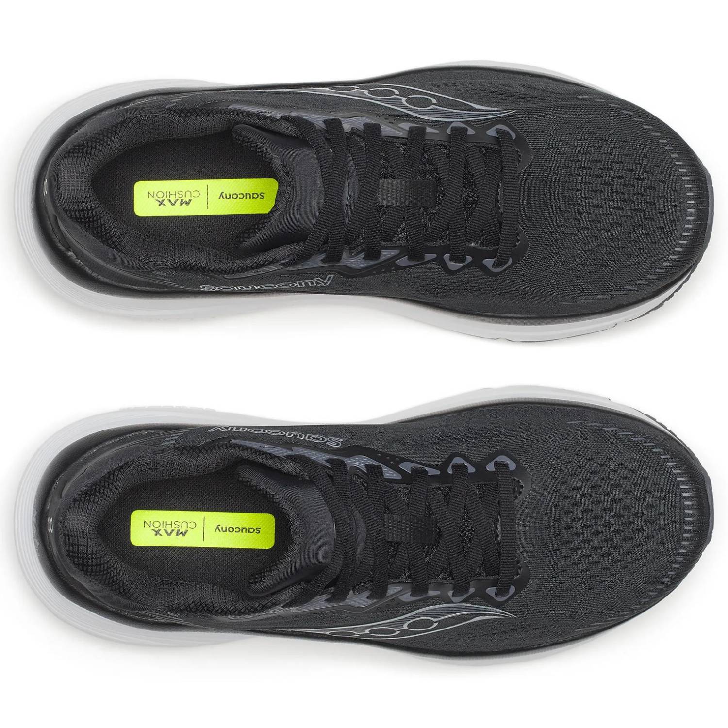 Saucony Guide 19 Women's Running Shoes, Black/Silver