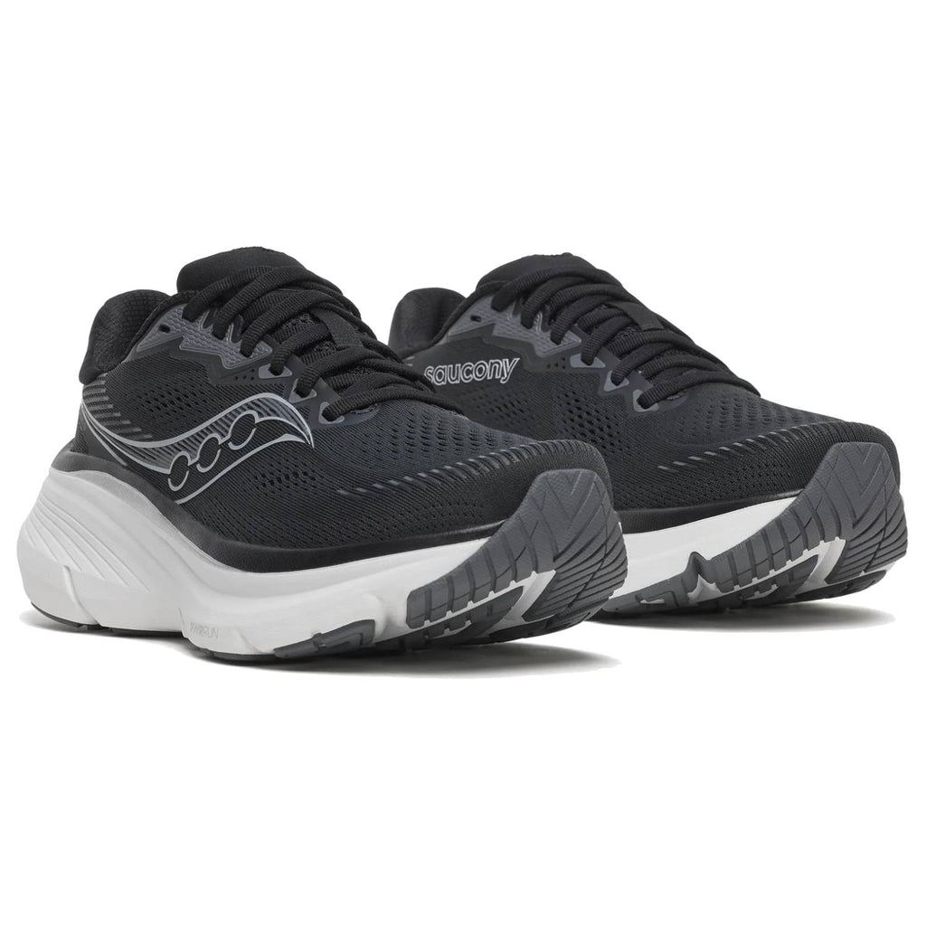 Saucony Guide 19 Women's Running Shoes, Black/Silver
