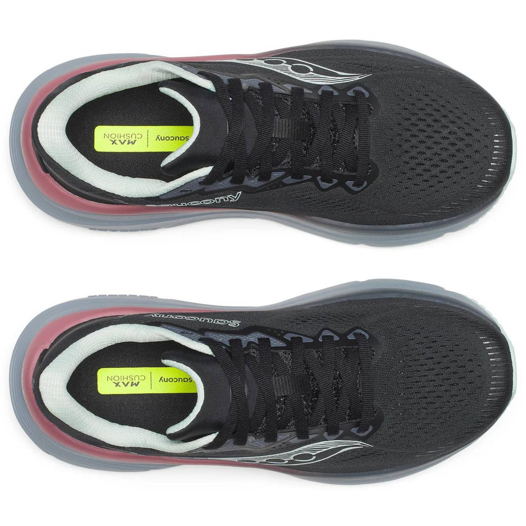 Saucony Guide 19 Women's Running Shoes, Black/Calm