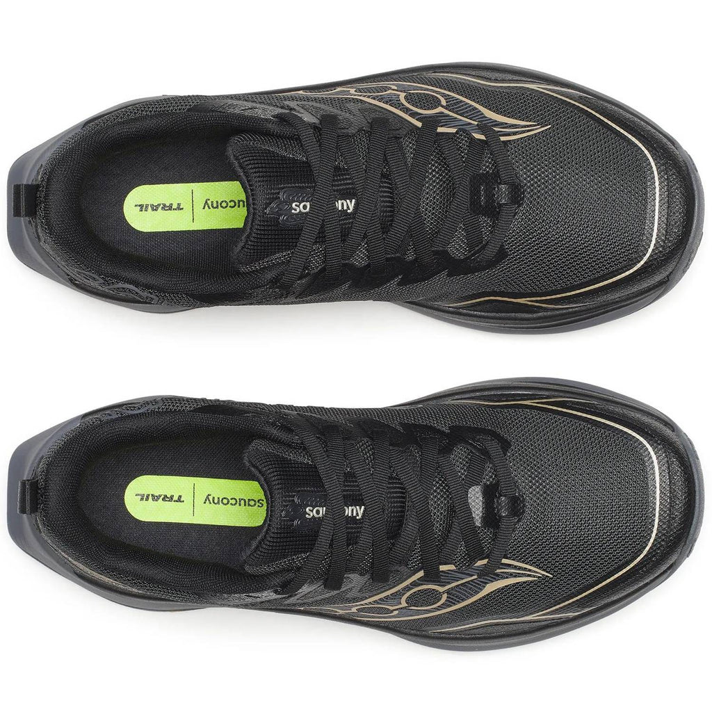 Saucony Peregrine 16 Women's Trail Running Shoes, Black/Carbon