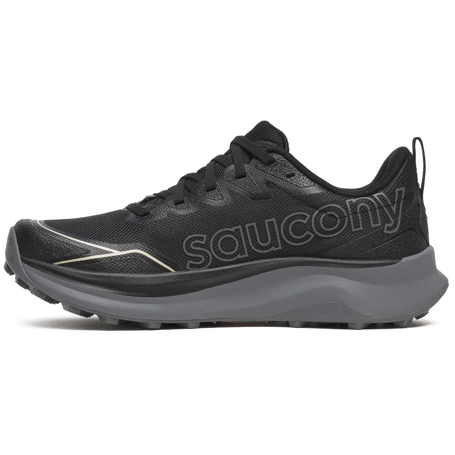 Saucony Peregrine 16 Women's Trail Running Shoes, Black/Carbon
