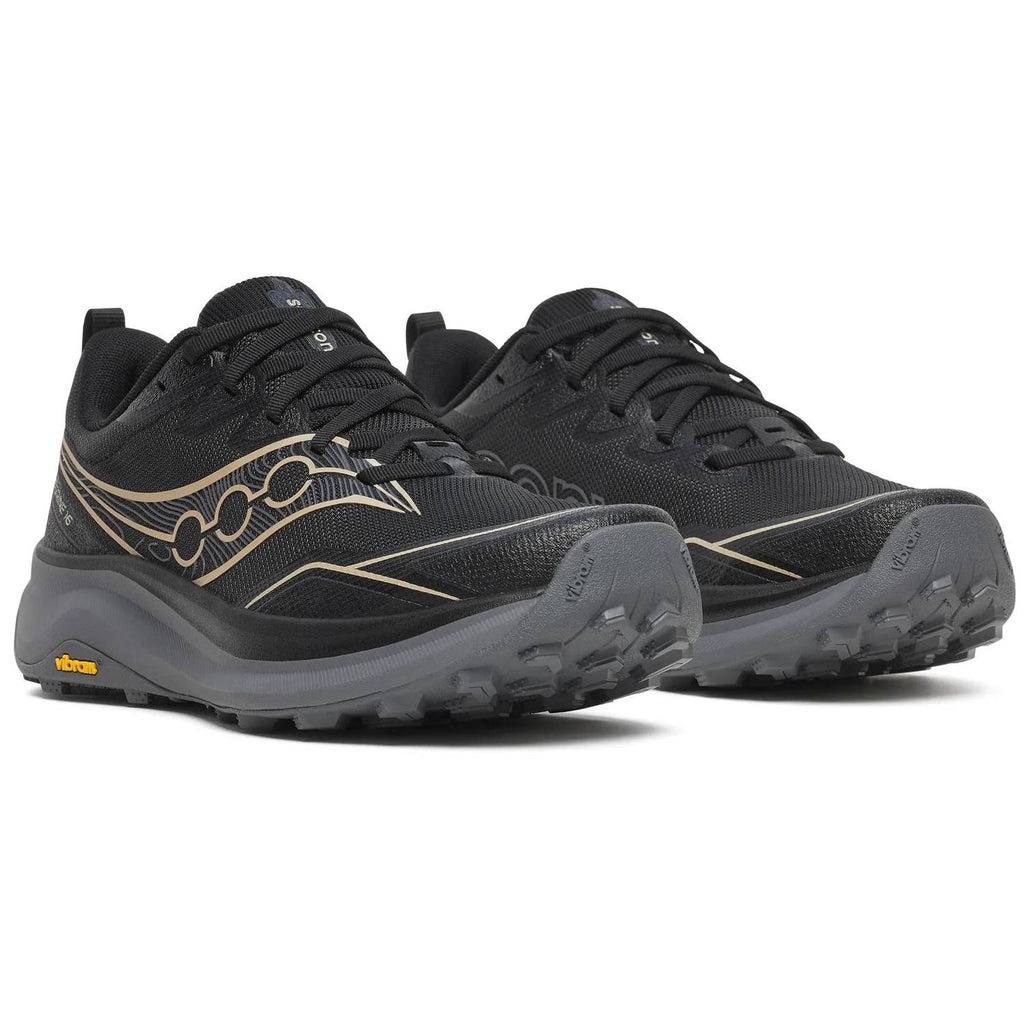 Saucony Peregrine 16 Women's Trail Running Shoes, Black/Carbon