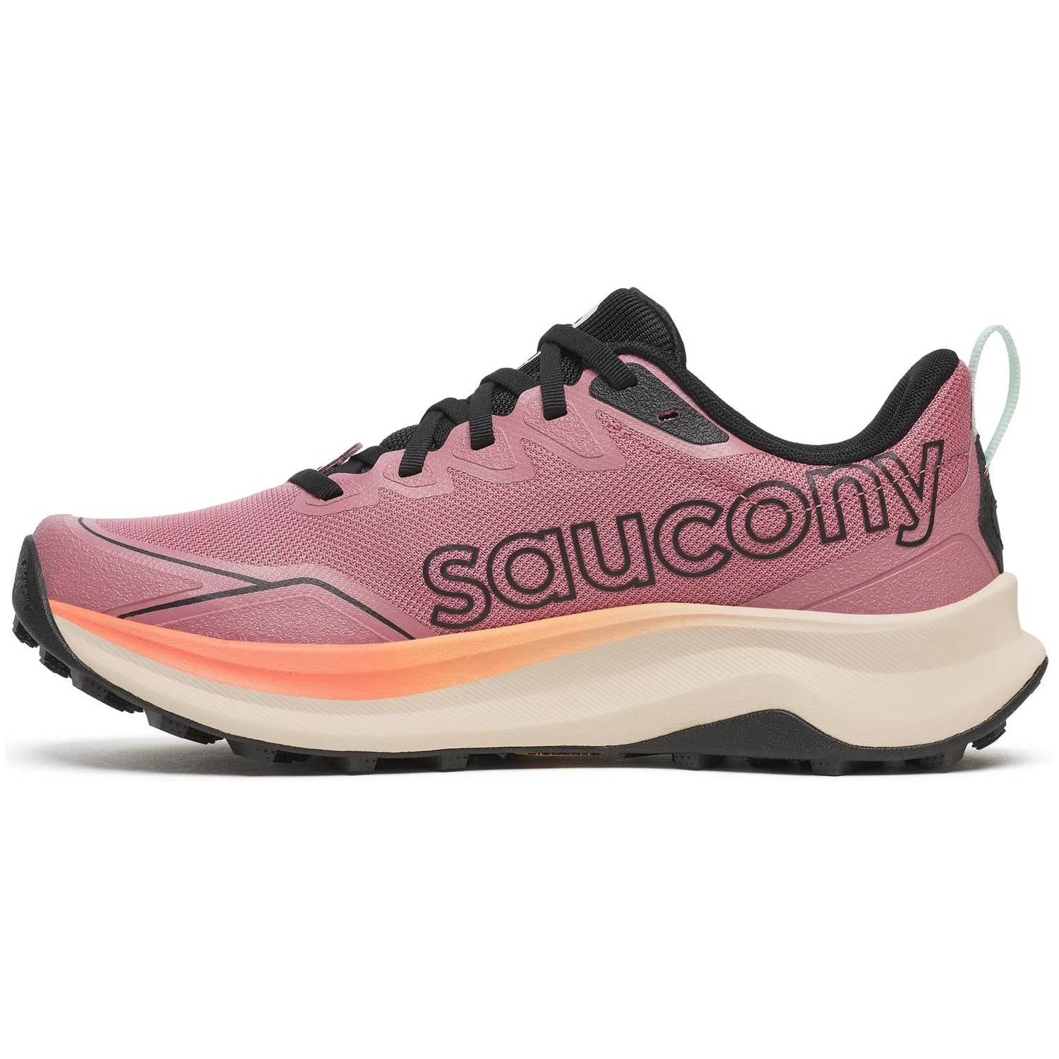 Saucony Peregrine 16 Women's Trail Running Shoes, Mauve/Salmon
