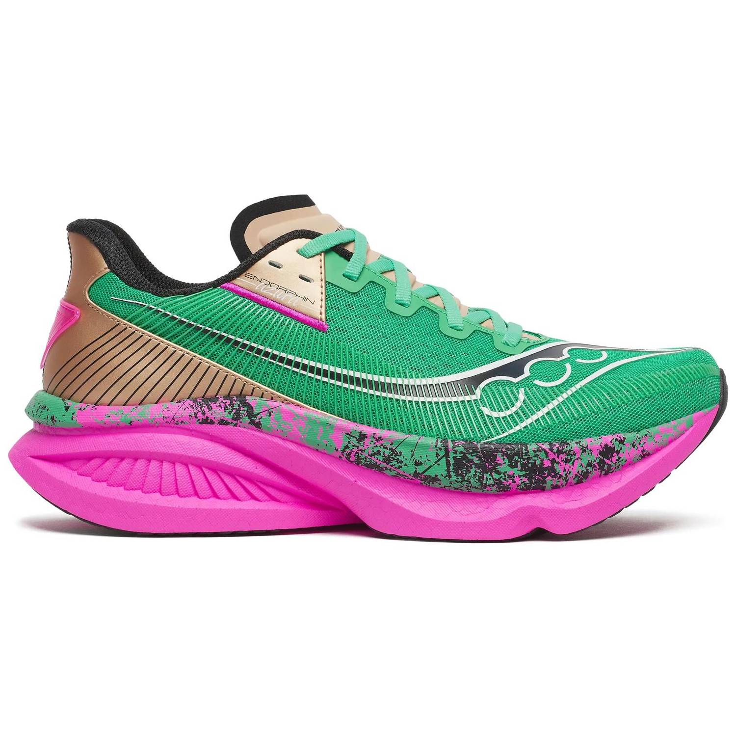Saucony Endorphin Azura Women's Running Shoes, Garden/Black Main image