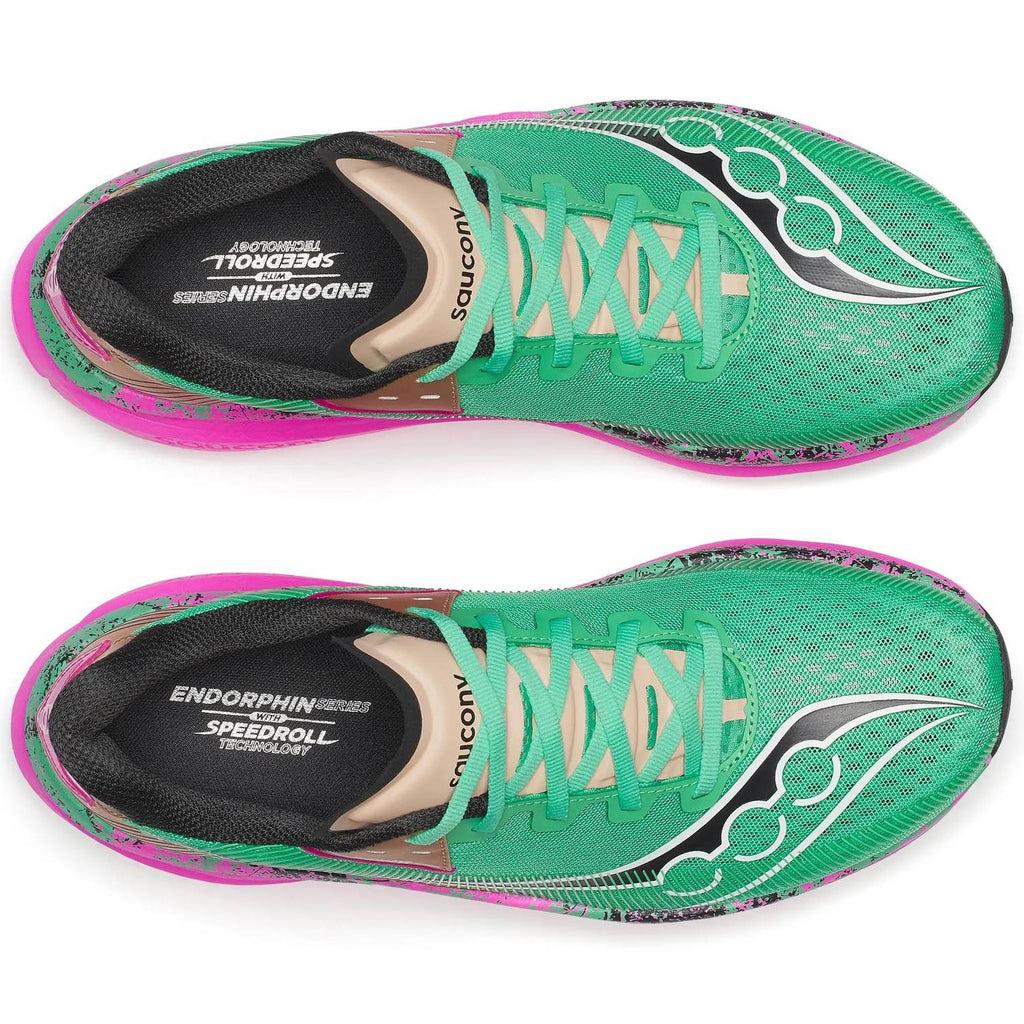 Saucony Endorphin Azura Women's Running Shoes, Garden/Black
