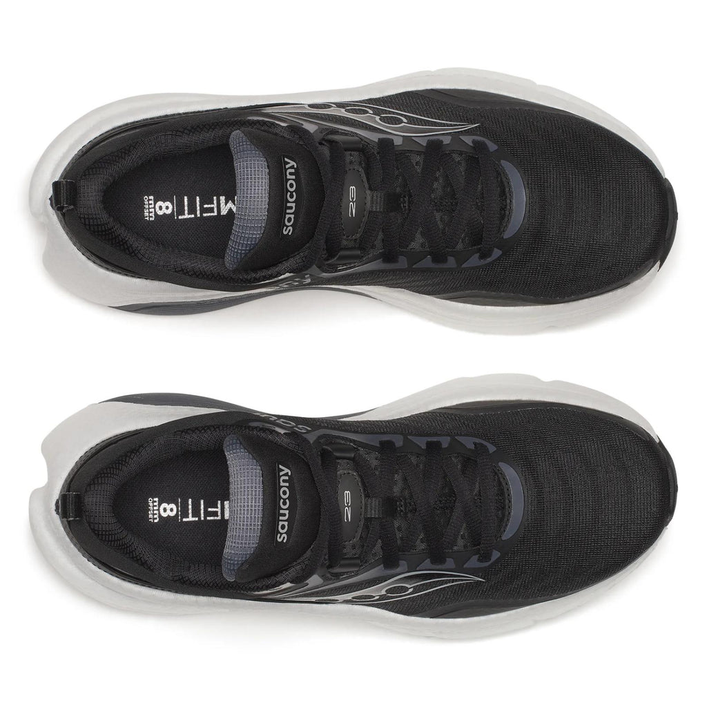 Saucony Omni ST 23 Women's Running Shoes, Black/Silver