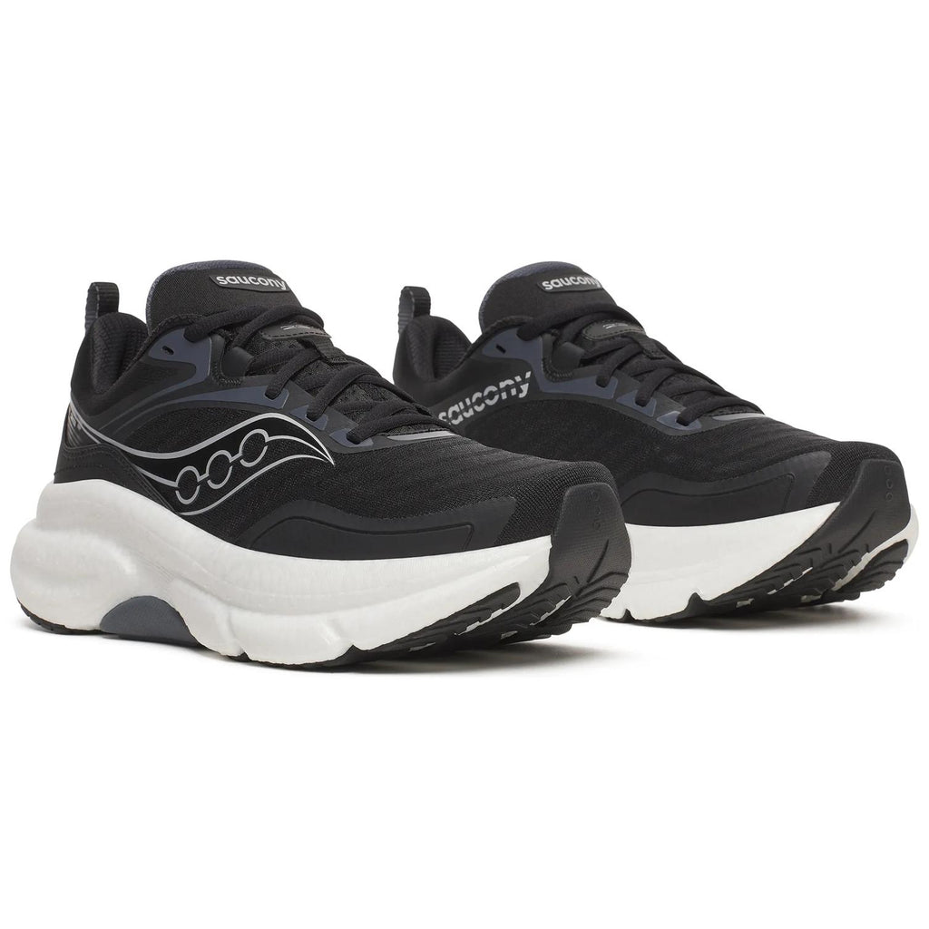 Saucony Omni ST 23 Women's Running Shoes, Black/Silver