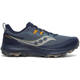 Saucony Peregrine 14 Men's Trail Running Shoes, Dusk/Navy