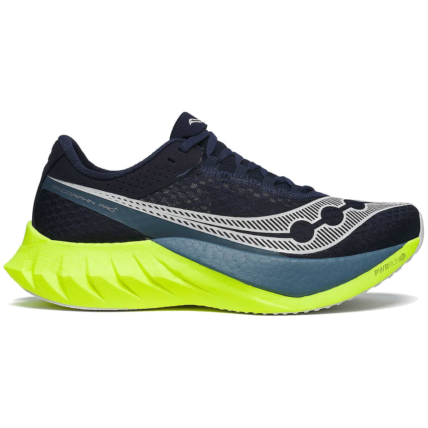 Saucony Endorphin Pro 4 Men's Running Shoes, Navy/Citron Main image