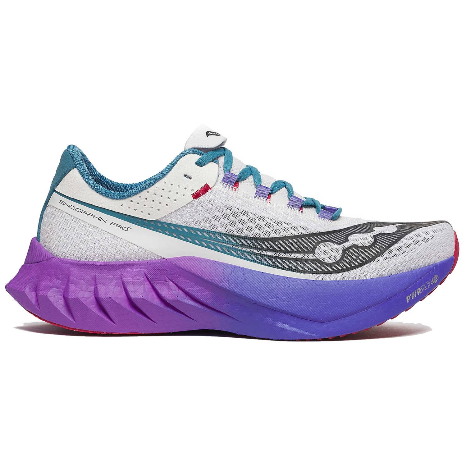 Saucony Endorphin Pro 4 Galaxy Men's Running Shoes, White/Shadow