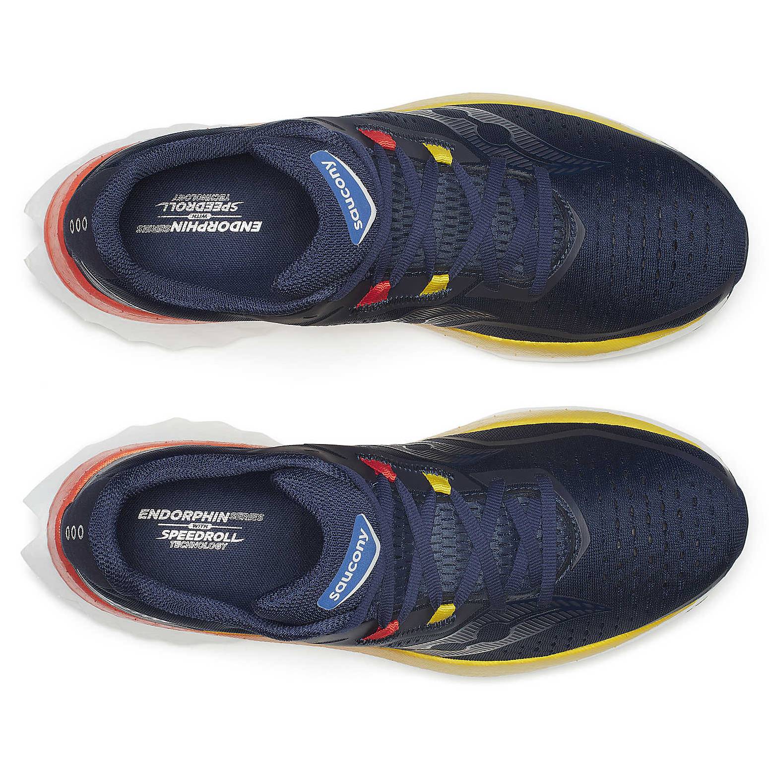 Saucony Endorphin Speed 4 Men's Running Shoes, Navy/Spice