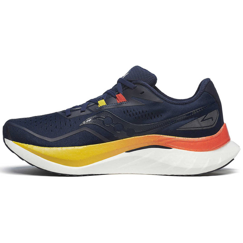Saucony Endorphin Speed 4 Men's Running Shoes, Navy/Spice