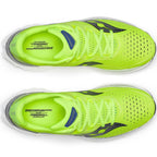 Saucony Endorphin Speed 4 Men's Running Shoes, Citron/Navy