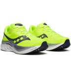 Saucony Endorphin Speed 4 Men's Running Shoes, Citron/Navy