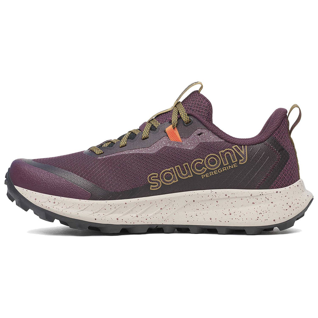 Saucony Peregrine 15 Women's Trail Running Shoes, Wine/Kodiak
