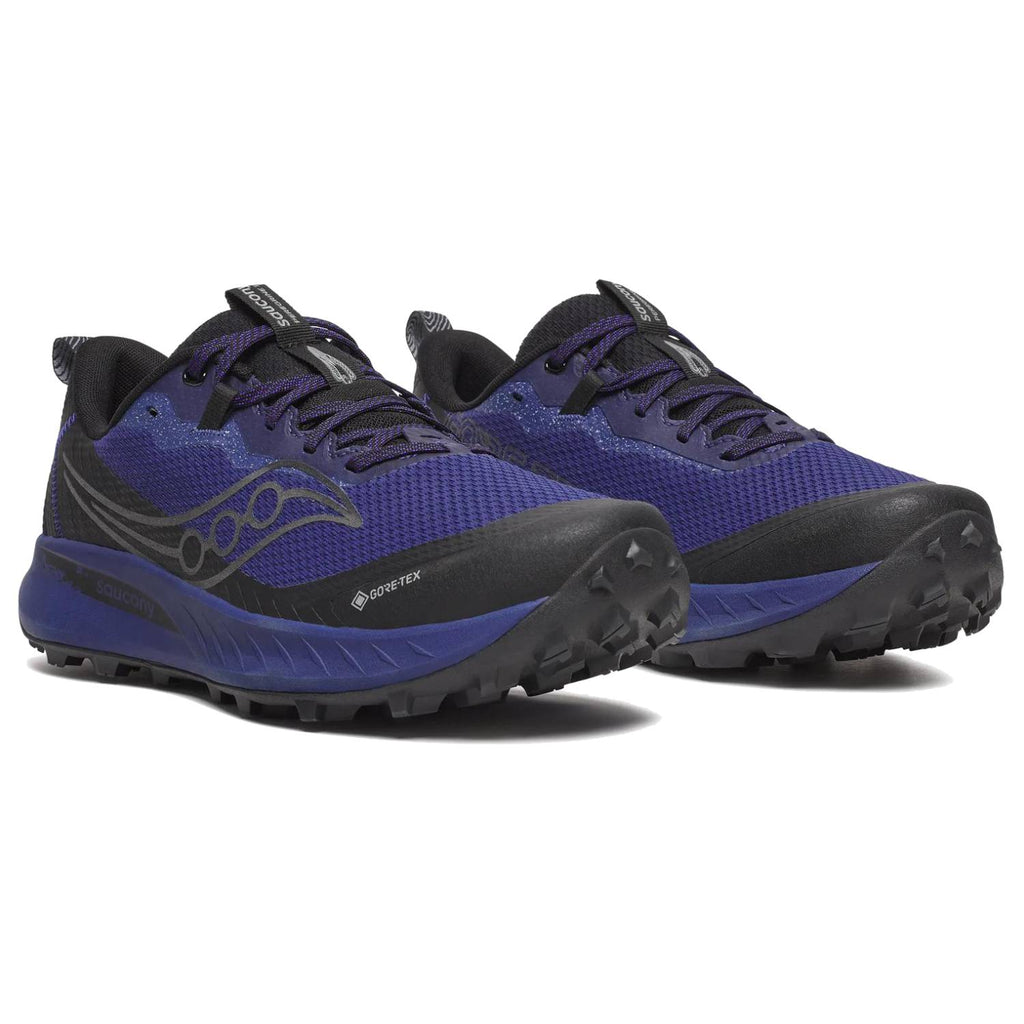 Saucony Peregrine 15 GTX Men's Trail Running Shoes, Regal/Black