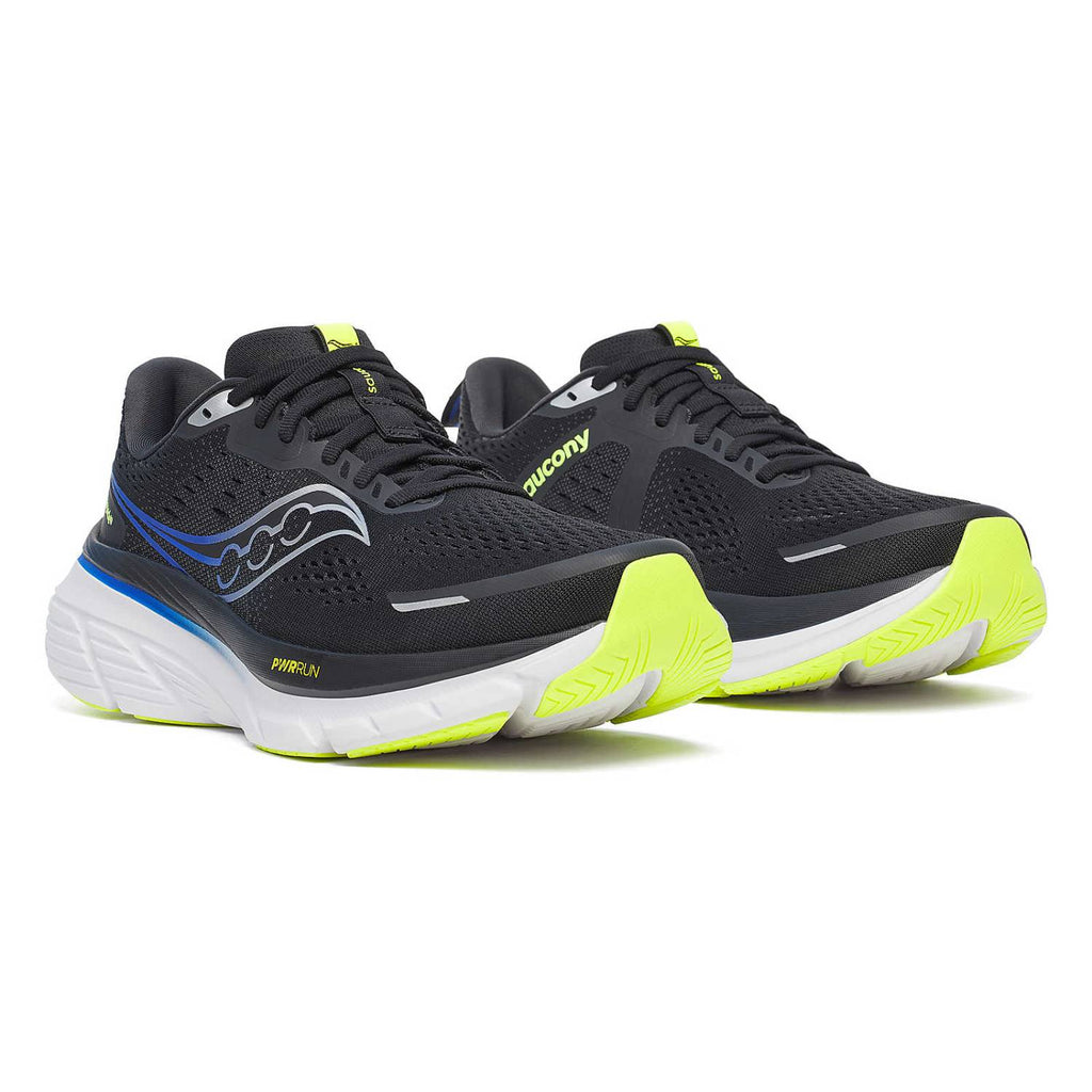 Saucony Guide 18 Men's Running Shoes, Black/Lapis