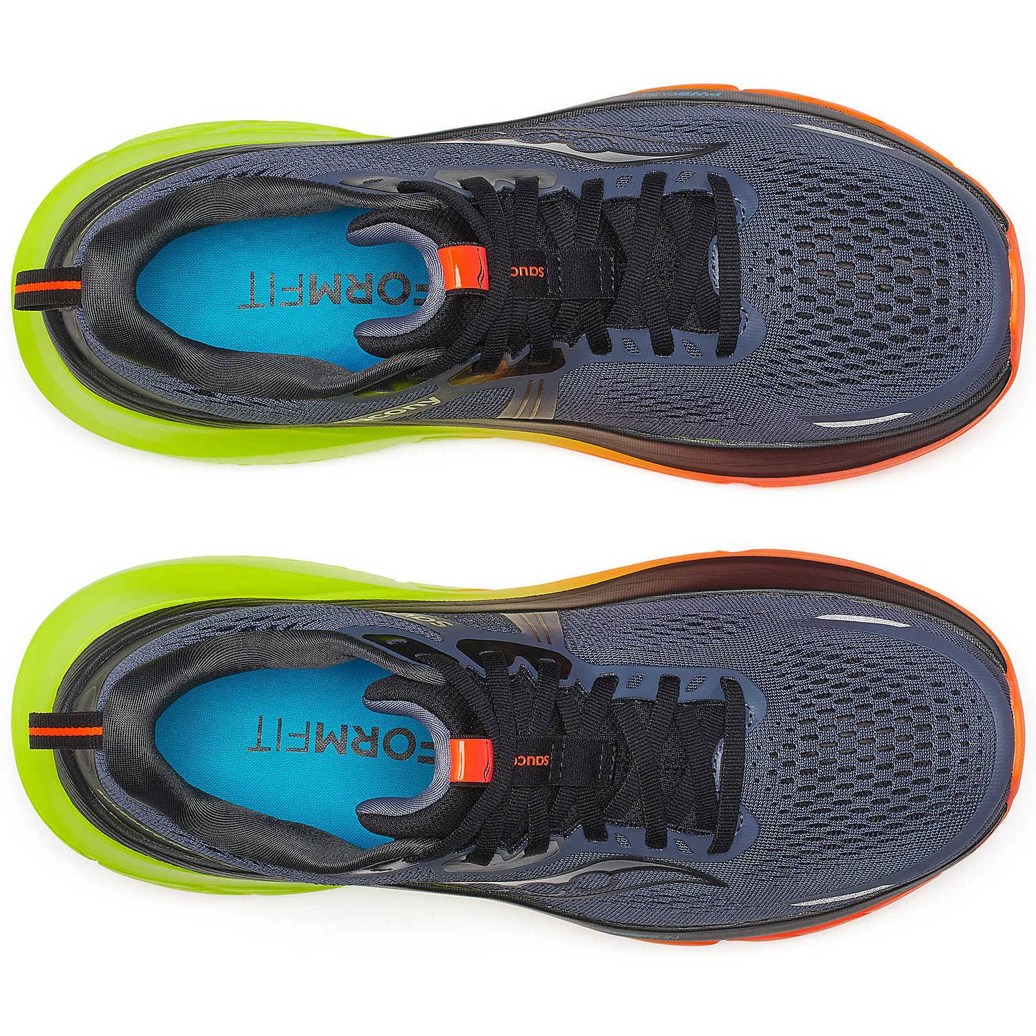 Saucony Guide 18 Men's Running Shoes, Shadow/Vizi