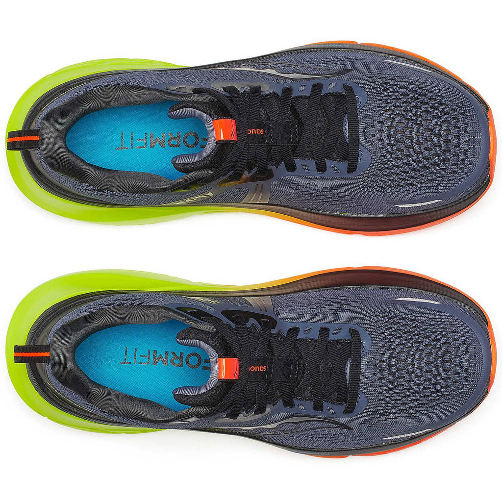 Saucony Guide 18 Men's Running Shoes, Shadow/Vizi