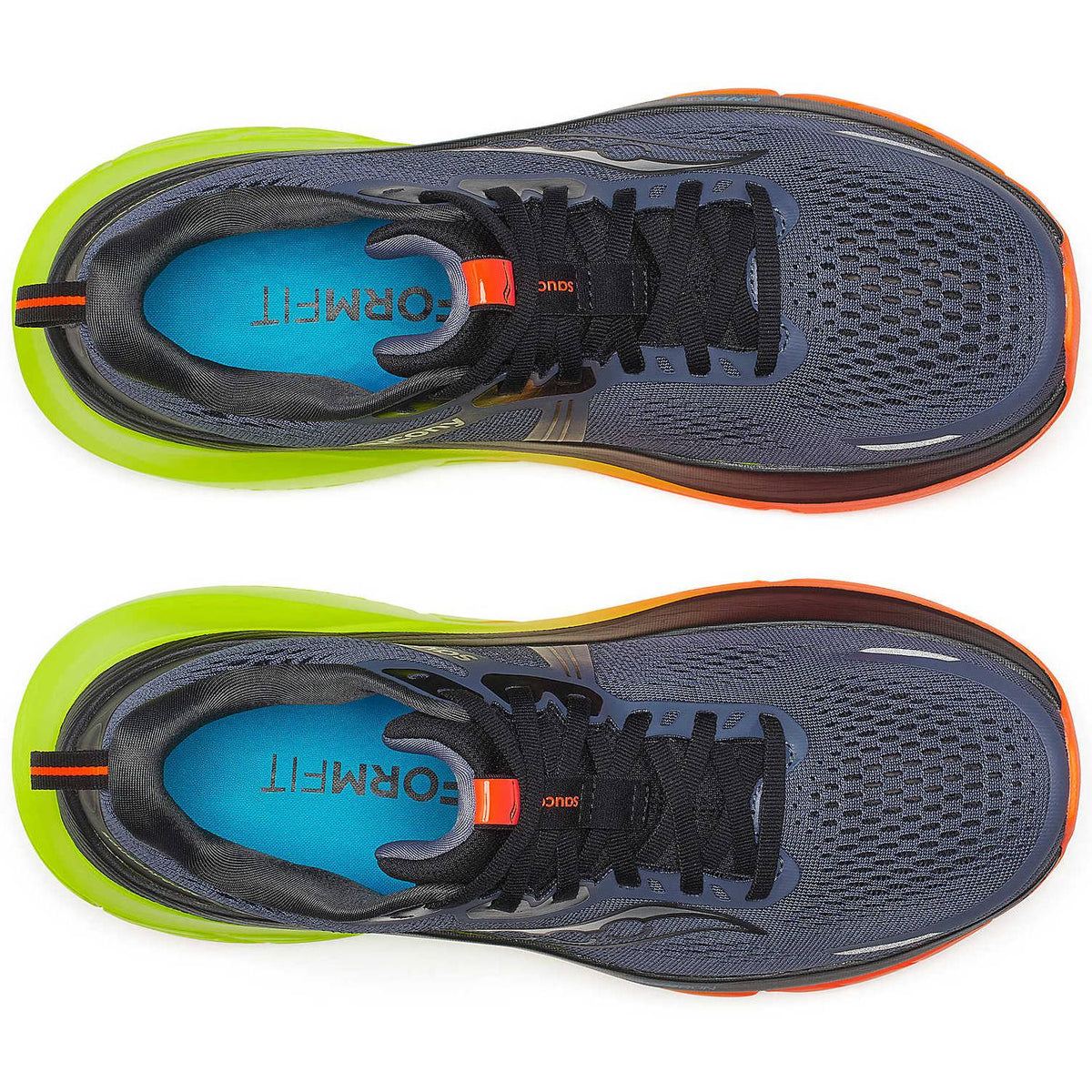 Saucony Guide 18 Men's Running Shoes, Shadow/Vizi