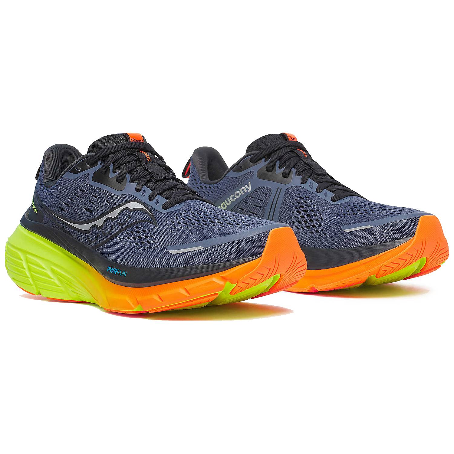 Saucony Guide 18 Men's Running Shoes, Shadow/Vizi