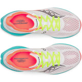 Saucony Endorphin Speed 5 Men's Running Shoes, White/Mutant