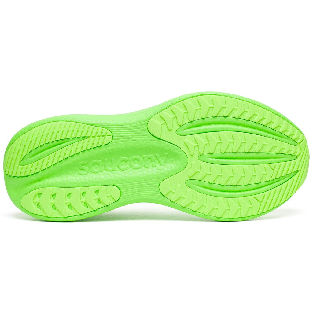 Saucony Triumph 23 Men's Running Shoes, Slime/Silver