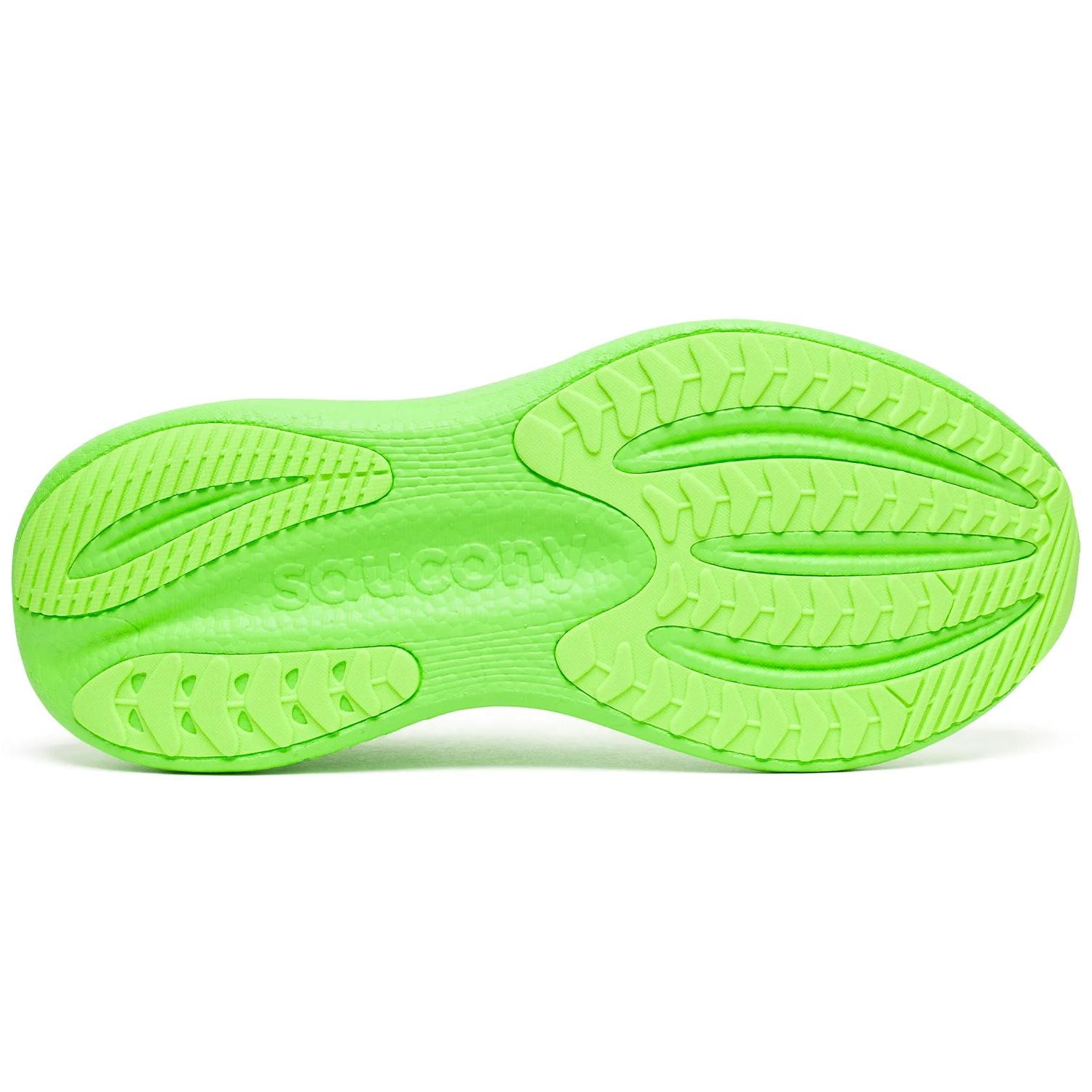 Saucony Triumph 23 Men's Running Shoes, Slime/Silver