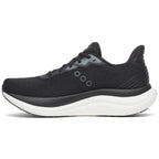 Saucony Triumph 23 Men's Running Shoes, Black/White