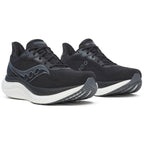 Saucony Triumph 23 Men's Running Shoes, Black/White