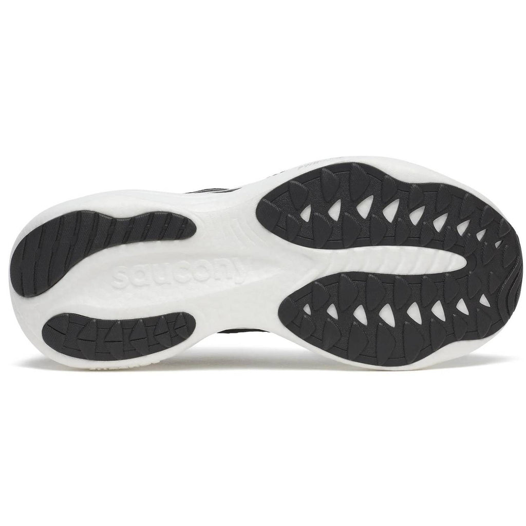 Saucony Ride 19 Men's Running Shoes, Black/Silver