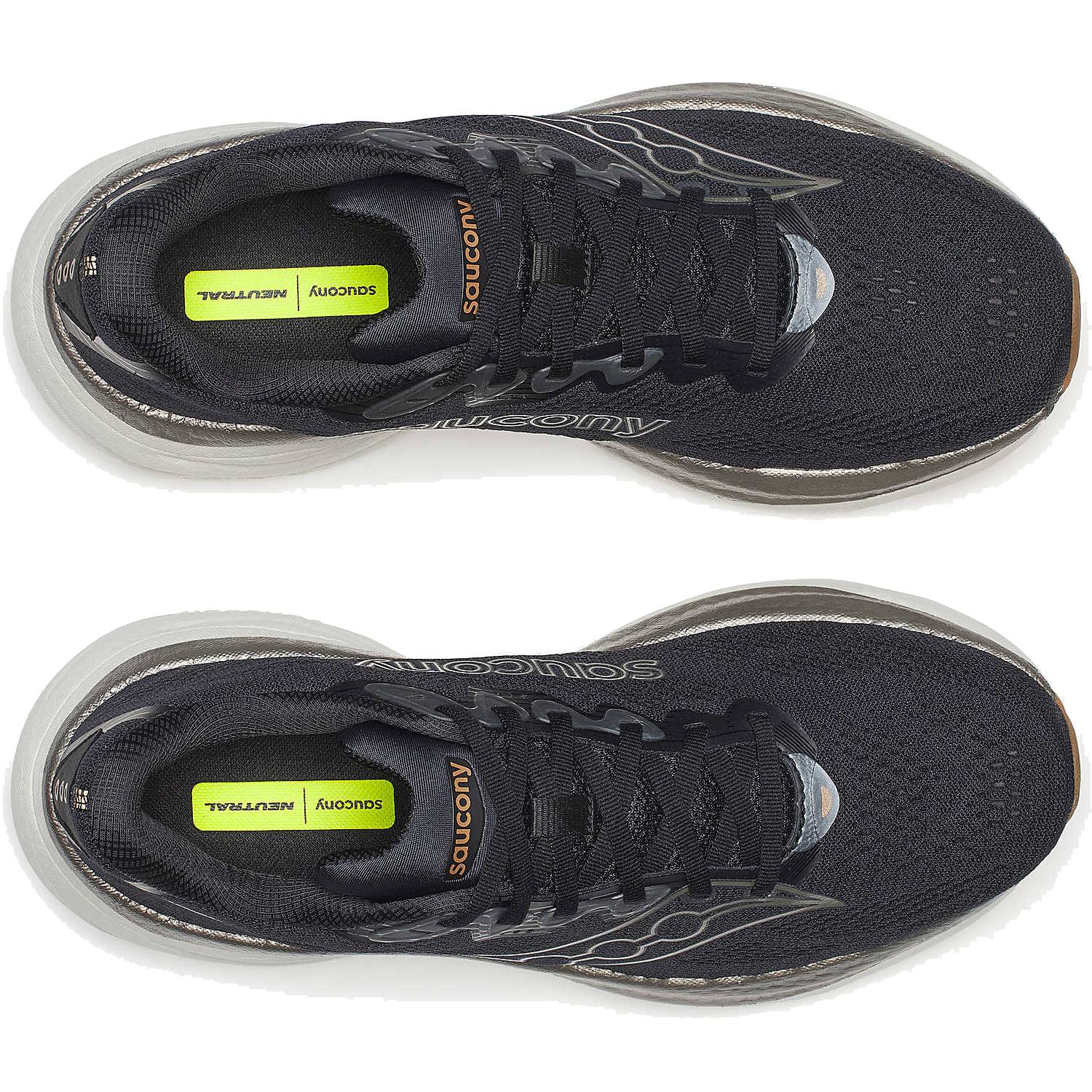 Saucony Ride 19 Men's Running Shoes, Black/Pewter