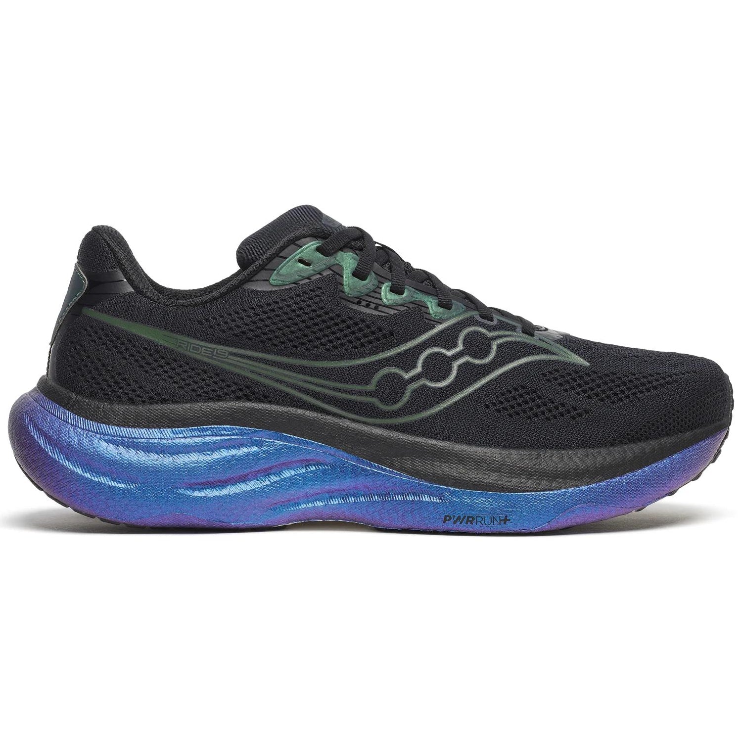 Saucony Ride 19 Men's Running Shoes, Black/Night Sky Main image