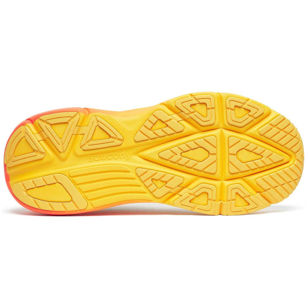 Saucony Guide 19 Men's Running Shoes, Ivory/Fire