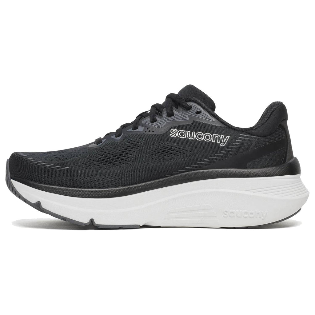 Saucony Guide 19 Men's Running Shoes, Black/Silver