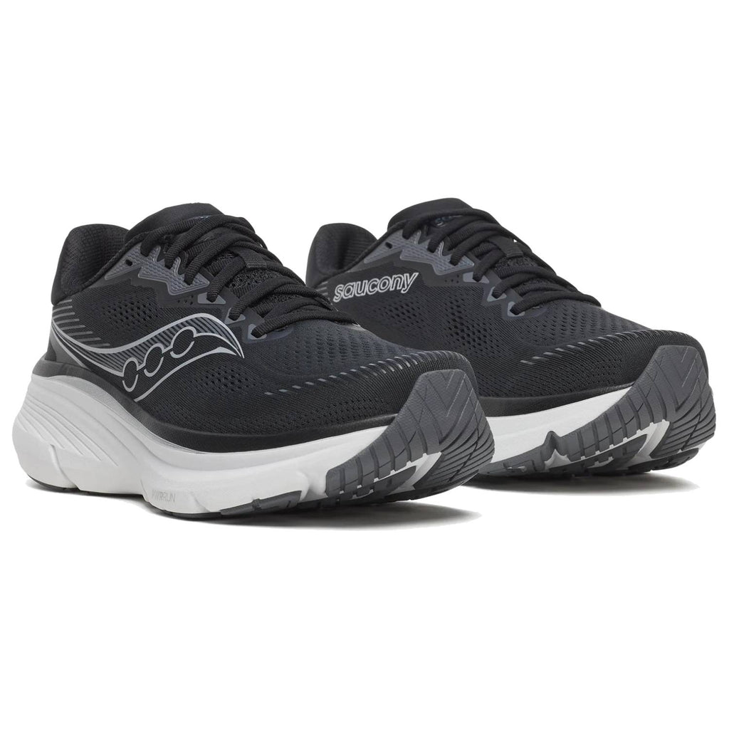 Saucony Guide 19 Men's Running Shoes, Black/Silver