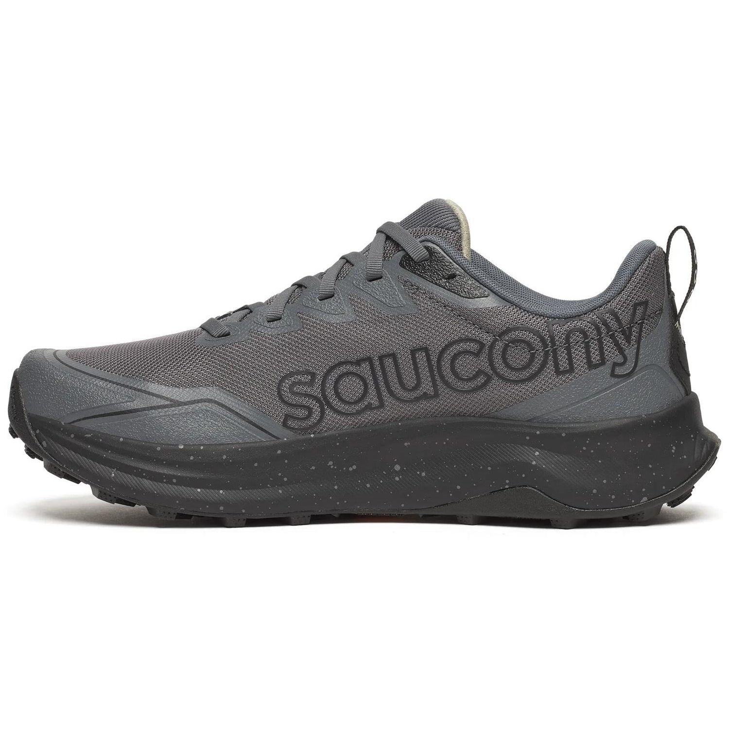 Saucony Peregrine 16 Men's Trail Running Shoes, Carbon/Black