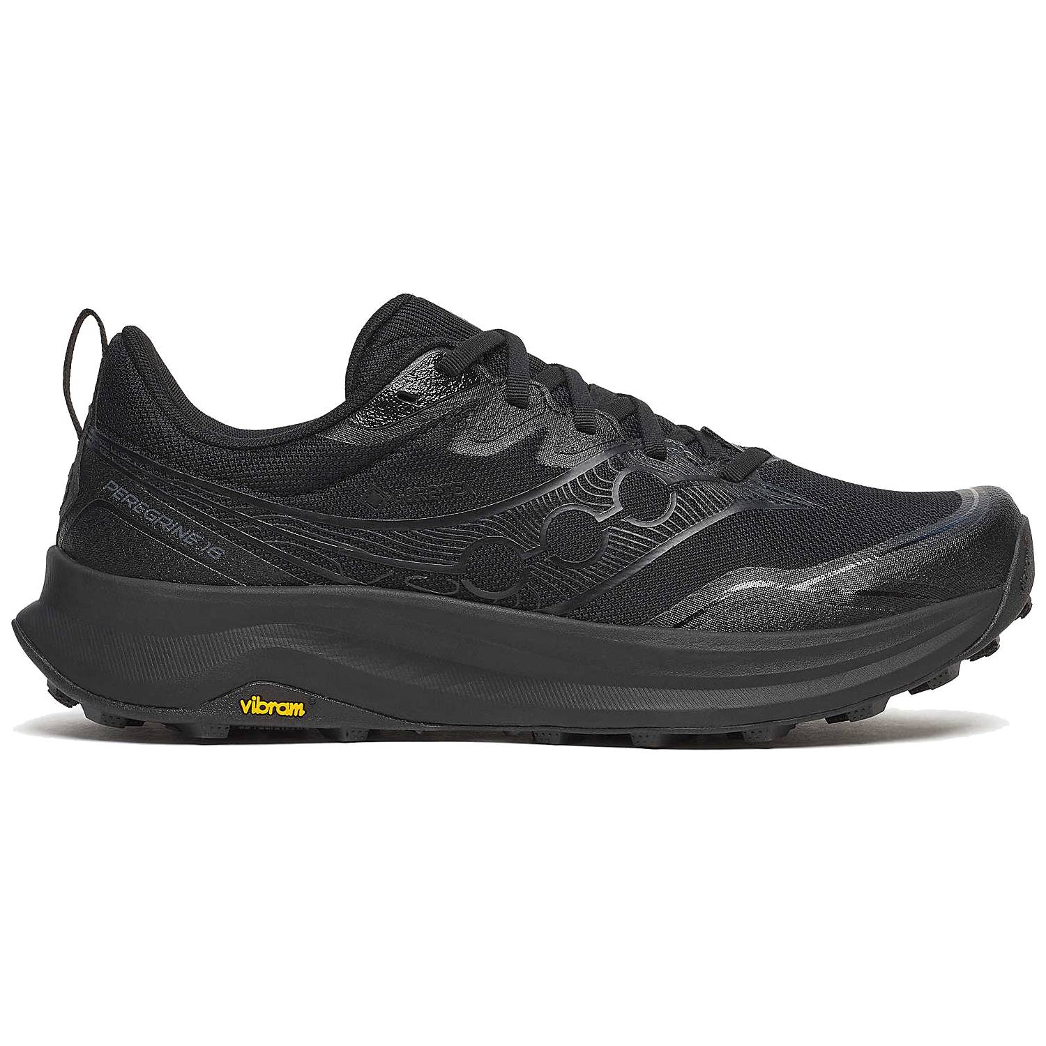 Saucony Peregrine 16 GTX Men's Trail Running Shoes, Black
