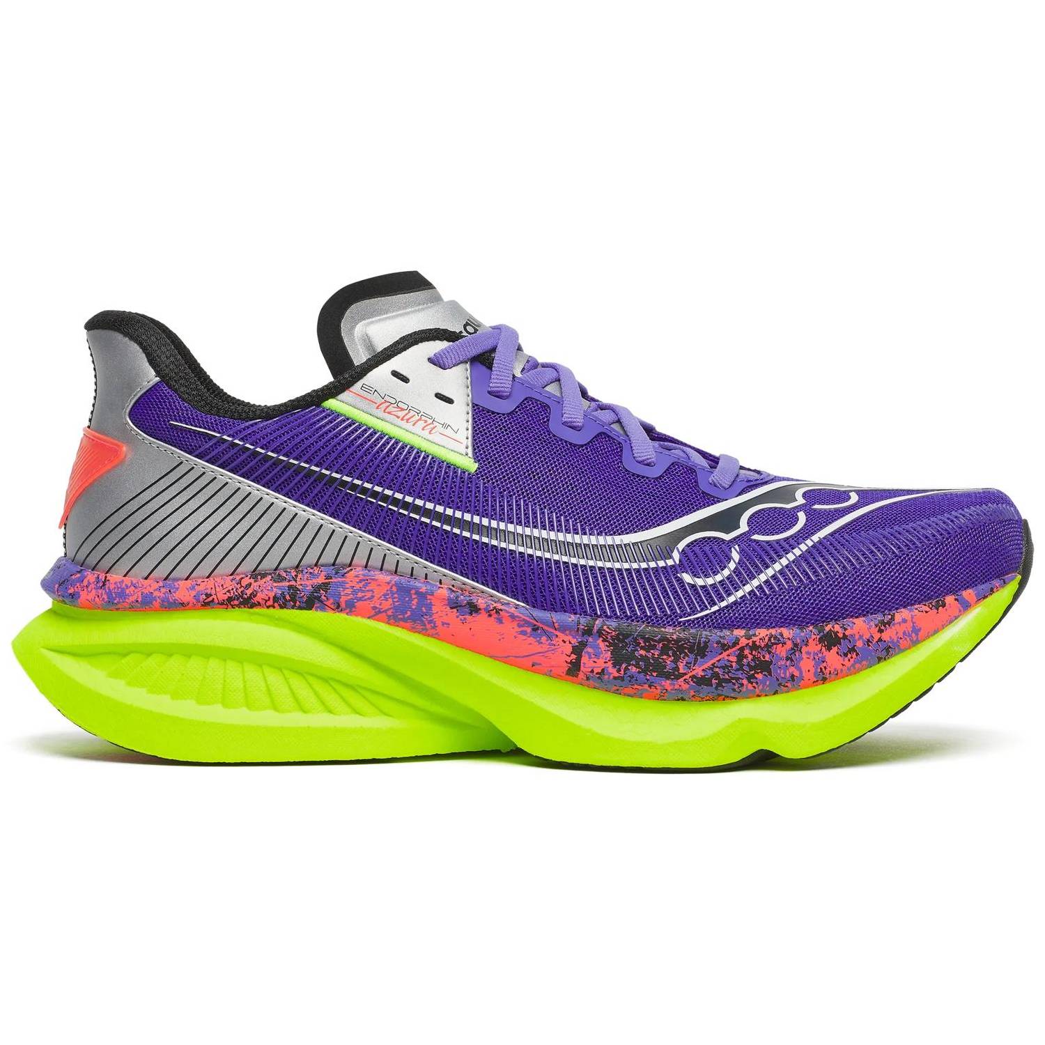 Saucony Endorphin Azura Men's Running Shoes, Opulence/Citron Main image