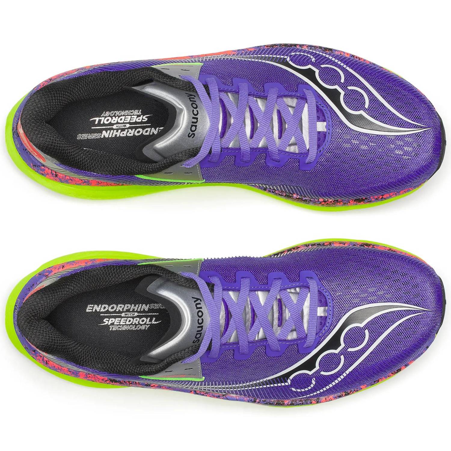 Saucony Endorphin Azura Men's Running Shoes, Opulence/Citron