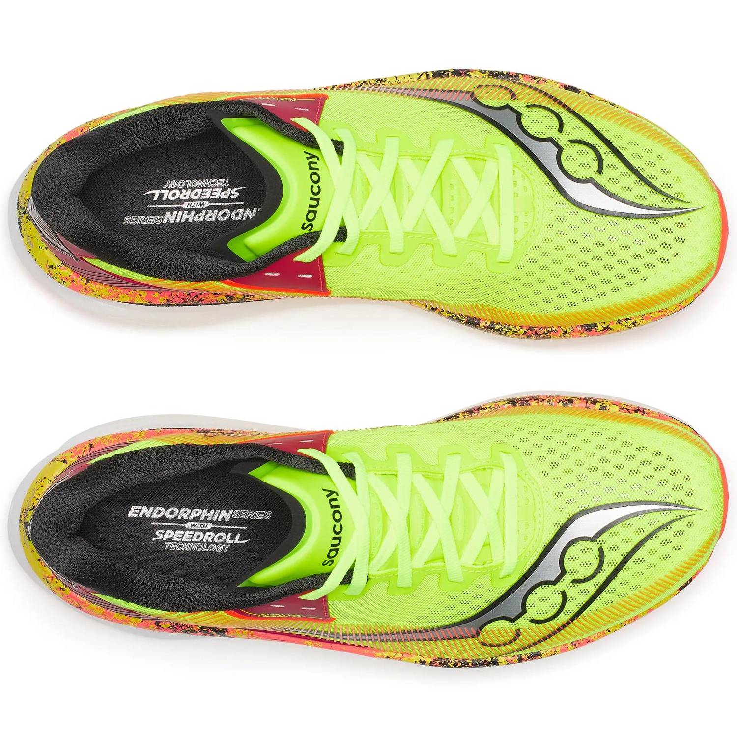 Saucony Endorphin Azura Men's Running Shoes, Citron/Black