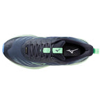 Mizuno Wave Rider GTX 2 Men's Running Shoes, Vintage Indigo/Neo Mint/Frontier Blue