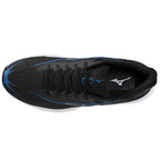 Mizuno Wave Skyrise 6 Men's Running Shoes, Black/White/Blue Pace