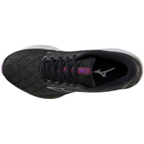 Mizuno Wave Inspire 19 Women's (D Width) Running Shoes, Black/Silver/Bittersweet
