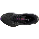 Mizuno Wave Inspire 19 Women's (D Width) Running Shoes, Black/Silver/Bittersweet