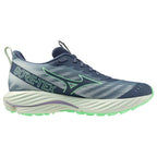 Mizuno Wave Rider GTX 2 Women's Running Shoes, Citadel/Vintage Indigo/Hint of Mint