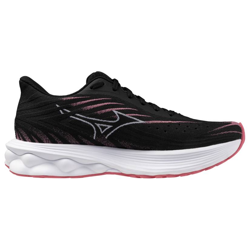 Mizuno Wave Skyrise 6 Women's Running Shoes, Black/Camellia Rose